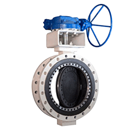 Double Flanged Triple Offset Metal Seat Butterfly Valve