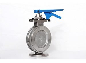 High performance Double-eccentric wafer handwheel Butterfly Valve